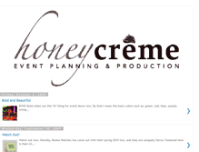 Tablet Screenshot of honeycremeevents.blogspot.com
