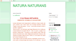 Desktop Screenshot of naturnaturans.blogspot.com