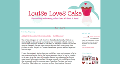 Desktop Screenshot of louiselovescake.blogspot.com