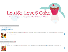 Tablet Screenshot of louiselovescake.blogspot.com