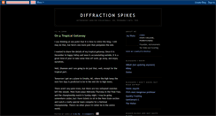 Desktop Screenshot of diffractionspikes.blogspot.com