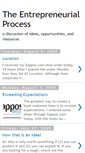 Mobile Screenshot of entrepreneurialprocess.blogspot.com
