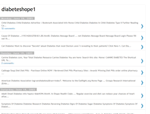 Tablet Screenshot of diabeteshope1.blogspot.com
