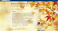 Desktop Screenshot of paracalmarelalma.blogspot.com