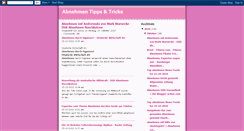Desktop Screenshot of abnehmentippstricks.blogspot.com