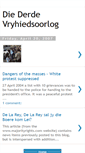 Mobile Screenshot of diederdevryhiedsoorlog.blogspot.com