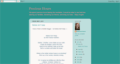 Desktop Screenshot of precioushours.blogspot.com