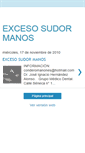 Mobile Screenshot of excesosudormanos.blogspot.com