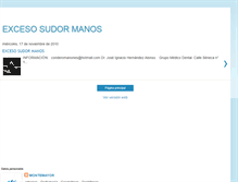 Tablet Screenshot of excesosudormanos.blogspot.com