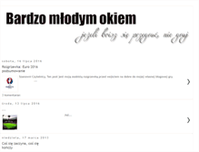 Tablet Screenshot of bardzo-mlodym-okiem.blogspot.com