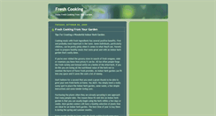 Desktop Screenshot of freshcookingfromyourgarden.blogspot.com
