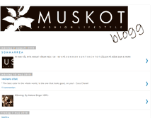 Tablet Screenshot of muskotfashionblogg.blogspot.com