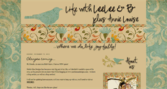 Desktop Screenshot of leeleeandb.blogspot.com