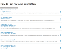 Tablet Screenshot of facial-skin-tighter.blogspot.com