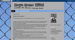 Desktop Screenshot of boysgonewildblog.blogspot.com