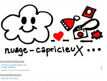 Tablet Screenshot of nuage-capricieux.blogspot.com