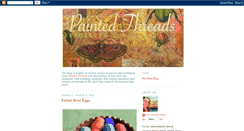 Desktop Screenshot of paintedthreadsprojects.blogspot.com