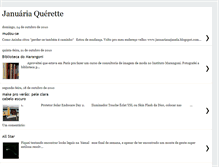 Tablet Screenshot of januariaquerette.blogspot.com