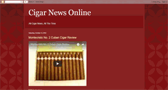 Desktop Screenshot of cigarnewsonline.blogspot.com