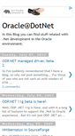 Mobile Screenshot of oracleatdotnet.blogspot.com