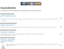Tablet Screenshot of oracleatdotnet.blogspot.com