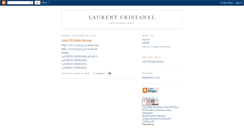 Desktop Screenshot of laurentcristanel.blogspot.com