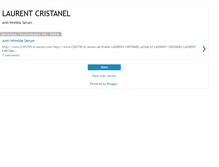 Tablet Screenshot of laurentcristanel.blogspot.com