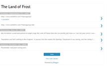 Tablet Screenshot of frostland.blogspot.com