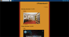 Desktop Screenshot of platenkast.blogspot.com