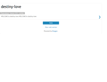 Tablet Screenshot of destiny-love.blogspot.com