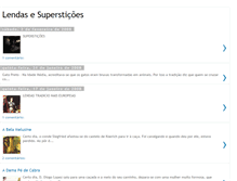 Tablet Screenshot of lendassupersticoes.blogspot.com