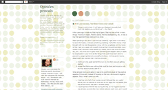 Desktop Screenshot of opinioespessoais.blogspot.com