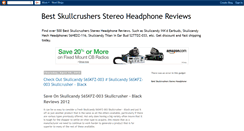 Desktop Screenshot of best-skullcrushers-headphone-reviews.blogspot.com