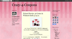 Desktop Screenshot of crazy-4-coupons.blogspot.com