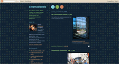 Desktop Screenshot of cinemaelectric.blogspot.com