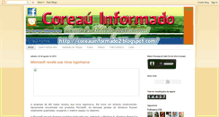 Desktop Screenshot of coreauinformado2.blogspot.com