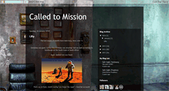 Desktop Screenshot of calledtomission-nathandavidt.blogspot.com