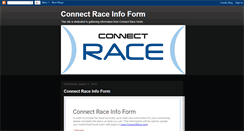 Desktop Screenshot of connectraceinfoform.blogspot.com