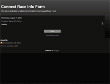 Tablet Screenshot of connectraceinfoform.blogspot.com