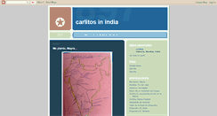 Desktop Screenshot of carlitosinindia.blogspot.com