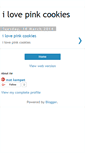Mobile Screenshot of ilovepinkcookies.blogspot.com