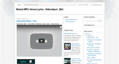 Desktop Screenshot of muzica-mp3-si-versuri.blogspot.com