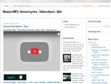 Tablet Screenshot of muzica-mp3-si-versuri.blogspot.com