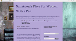 Desktop Screenshot of nanakoosasplace.blogspot.com