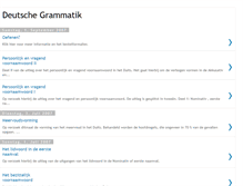 Tablet Screenshot of duitsegrammatica.blogspot.com