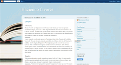 Desktop Screenshot of haciendofavores.blogspot.com