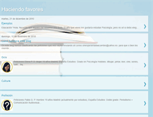 Tablet Screenshot of haciendofavores.blogspot.com