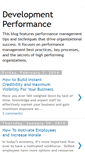 Mobile Screenshot of development-performance.blogspot.com