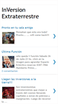 Mobile Screenshot of inversionextraterrestre.blogspot.com