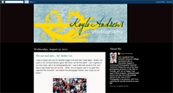 Desktop Screenshot of kaylaandrewsphotography.blogspot.com